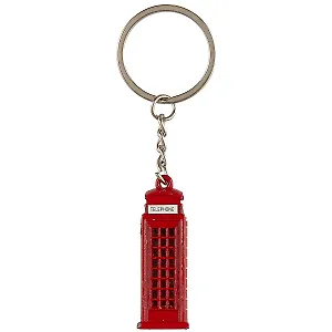 Брелок Телефонная будка (London) (металл) (4см)