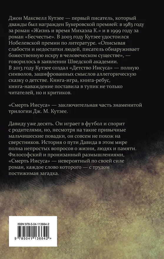 Книга Смерть Иисуса (Джон Кутзее) — 2