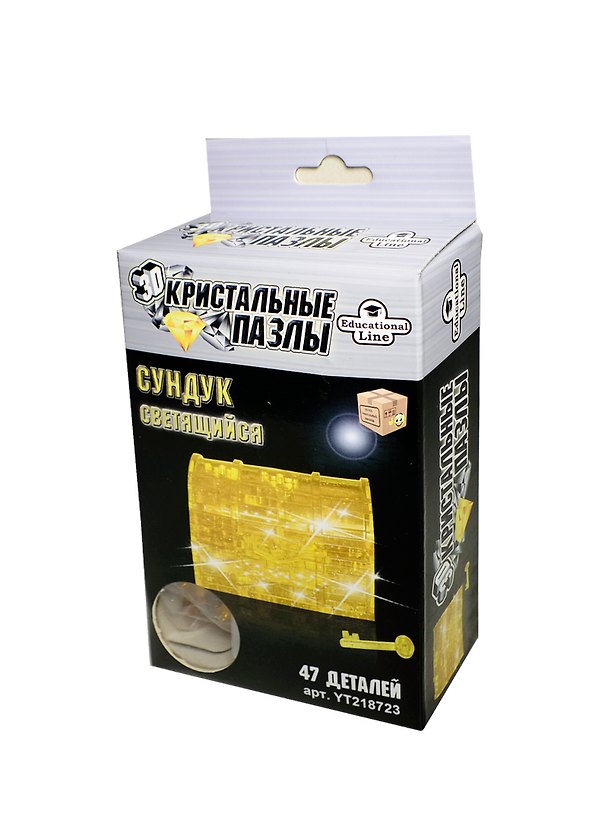 Пазл 3D Crystal Puzzle Серия 1 Сундук 2403847 — 1