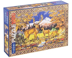 Пазл hatber "Ковер СССР. Олени", 1000 элементов