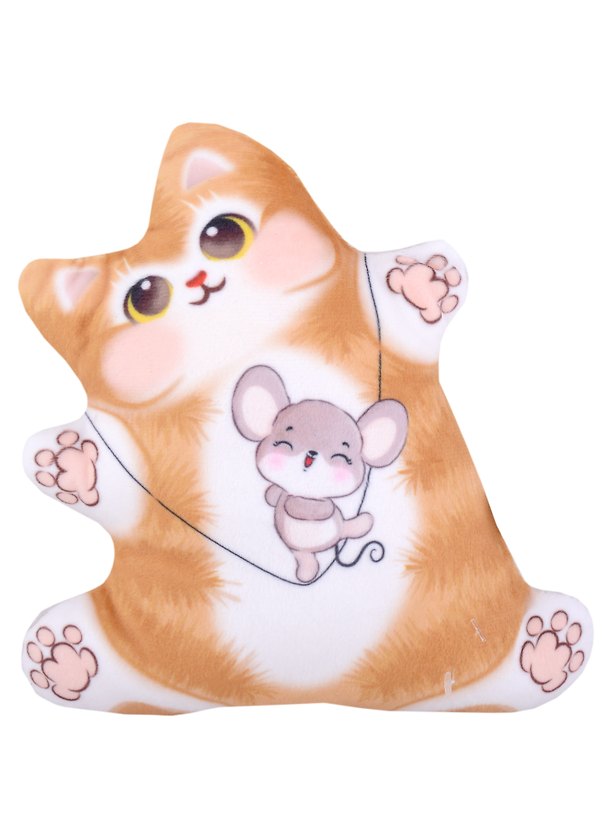Мягкая игрушка "Котик с мышкой" 2939620 — 1