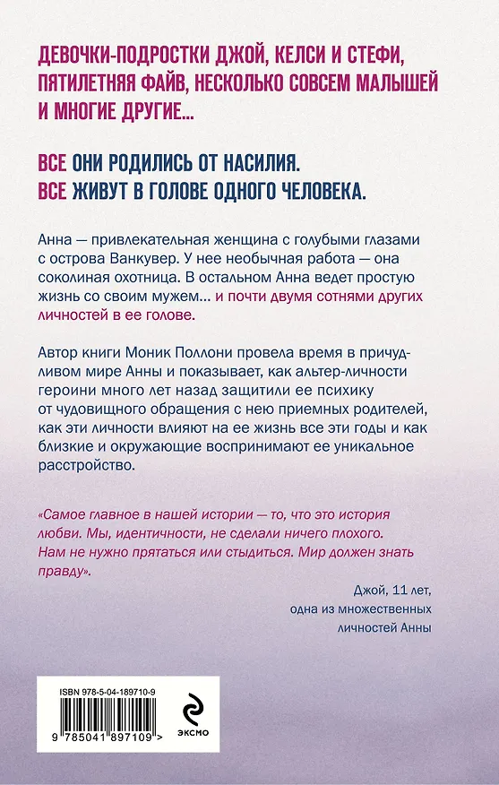 Книга 200 голосов в моей голове. История женщины с самым уникальным расстройством личности (Моник Поллони) — 2