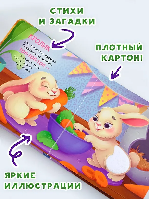 Книга Домашние животные. Тактильная развивающая книга (Евгения Ершова) — 8