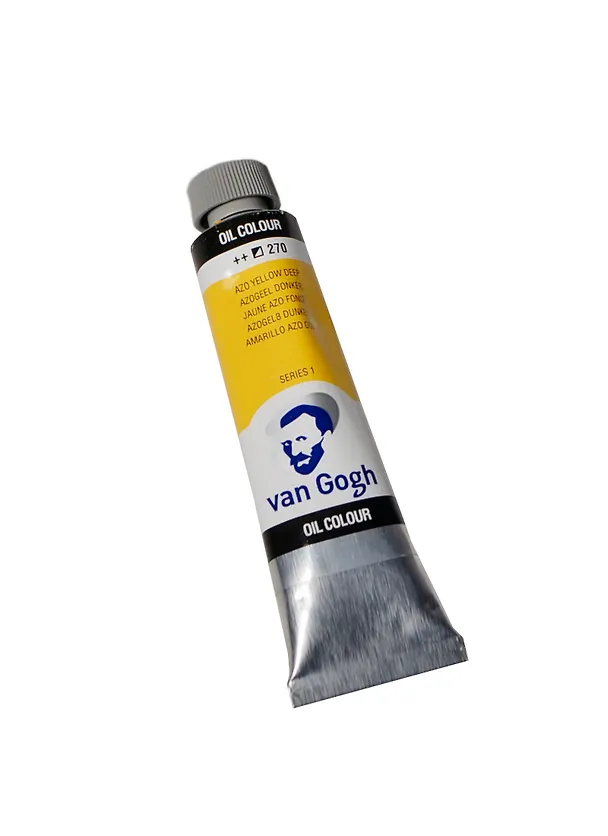 Краска масляная «VAN GOGH» жёлтый тёмный, туба 40мл, Royal Talens 230964 — 1