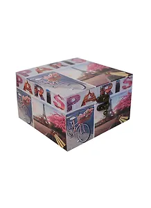 Шкатулка квадратная дерево Paris (106911) (15х15х9)