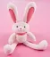 Мягкая игрушка Зайчик с банданой розовый (30см) (14-0899-202505-T47) — 3103116 — 2