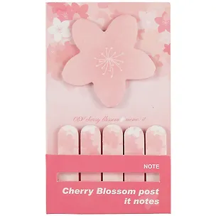 Закладки самоклеящиеся "Сакура", ассорти 257479