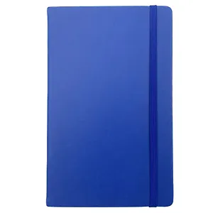 Книга для записей А5 96л кл. "Joy Book. Синее озеро" иск.кожа, тонир.блок, скругл.углы, резинка, ляссе, карман на задн.форзаце