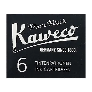 Картриджи KAWECO, жемчужно-черный, 6 штук