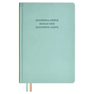 Ежедневник недат. А5 160л "Буйвол" мятный, бежевый, кожзам, тв.переплет, блинтовое тиснение, офсет, ляссе