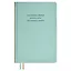 Ежедневник недат. А5 160л "Буйвол" мятный, бежевый, кожзам, тв.переплет, блинтовое тиснение, офсет, ляссе — 3055031 — 1