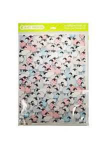 Рисовая бумага для декупажа Craft Premier Цветные овцы (CP07251) (А3) (25г/м) (упаковка)