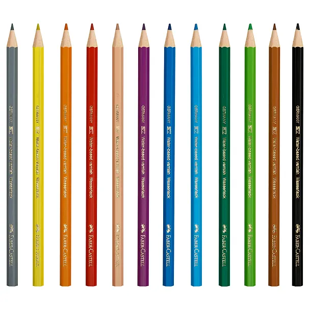 Карандаши цветные Faber-Castell, "Замок", 12 цветов 214010 — 6