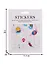 Наклейки для ткани и кожи Фламинго с радугой — 2688657 — 2