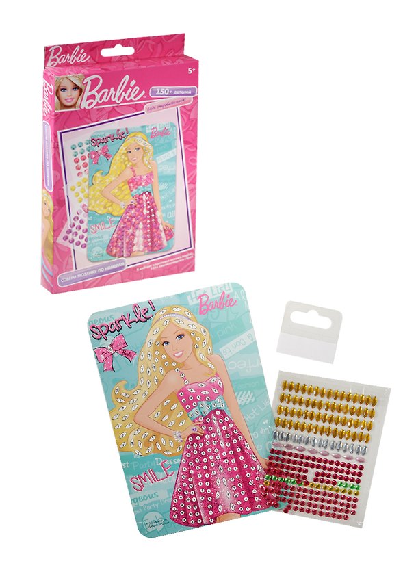 Мозаика-сингл Barbie (00595) (150+ деталей) (Чудо-творчество) (5+) (упаковка) 2508374 — 1