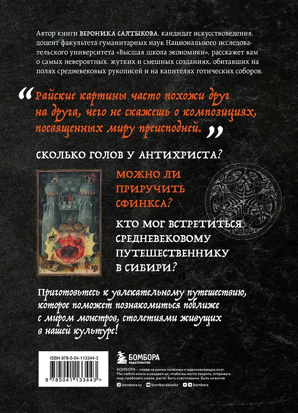 Книга Монстры, химеры и пришельцы в искусстве Средневековья (Вероника Салтыкова) — 2