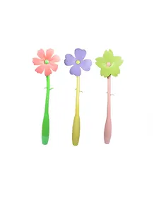 Ручка гнущаяся "Цветок красный "