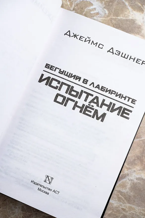 Книга Испытание огнем (Джеймс Дэшнер) — 8