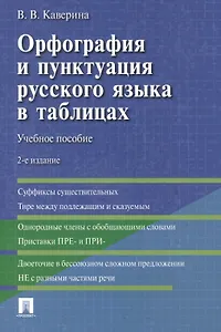Орфография и пунктуация русского языка в таблицах