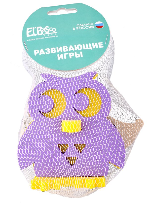 Набор мягких конструкторов «Животные леса Сова и Ежик», El’Basco Kids 2978428 — 1