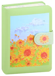 Записная книжка А6 96л "Pastel art" с магнитной застежкой