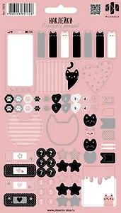Наклейки Планируй и украшай! "Розовые коты"