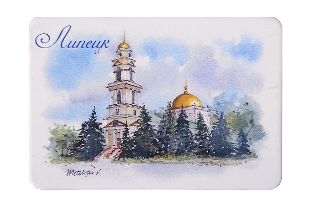 Магнит картон Христорождественский собор (Липецк) (МК/491/003) 3127534 — 1