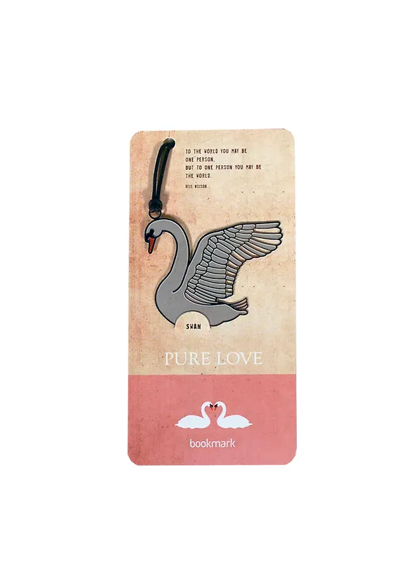 Закладка для книг из сверхтонкой стали Mute Swan (RBM-237) (Мир Бижу) 2388403 — 1