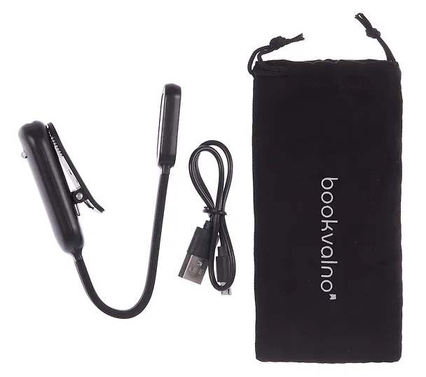 Мини-лампа LED для чтения (черная) (micro USB) (коробка) 3081475 — 2