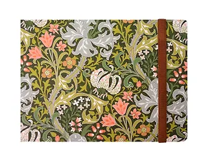 Скетчбук 50л "Orient print" 160г/м2, тверд.обл., резинка, ассорти