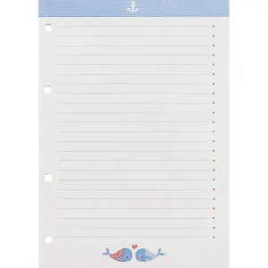 Сменный блок для тетради на кольцах «Sea», 100 листов