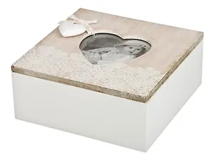 Шкатулка Прованс старинное кружево (18х18х9) (222-197)