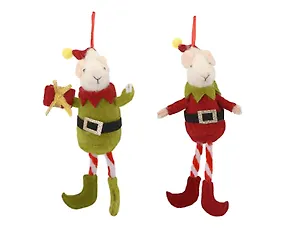 Новогоднее подвесное украшение Мышка в колпаке (войлок) (16см) (12-3307030776-14) 3111961