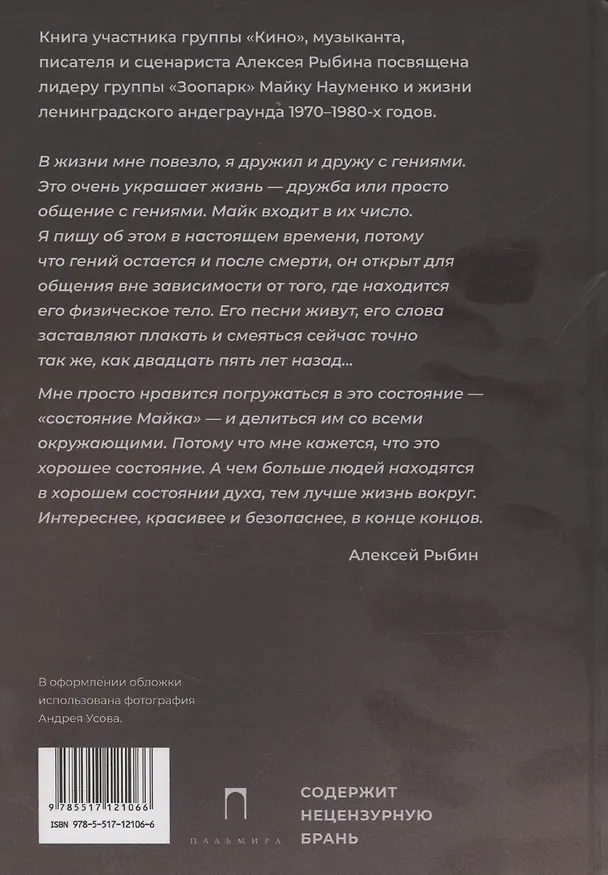 Книга Майк. Время рок-н-ролла (Алексей Рыбин) — 2