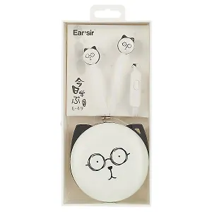 Наушники с гарнитурой и боксом Мордочка кота (бокс)