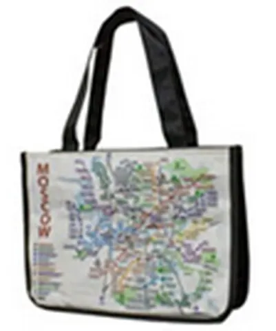 Сумка с картой (метро) (Москва) (Shopping Bag) (упаковка) 2303525 — 1