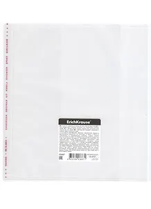 Обложка д/тетрадей и дневника "Fizzy Clear" кл.край, клапан, 212*395мм, 80мкм, ErichKrause