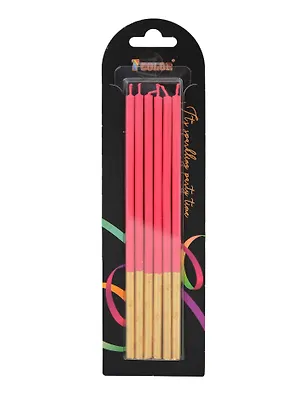 Набор свечей для торта Red (красные) (6шт) (15см) (12-7color-candle_15) 3106239