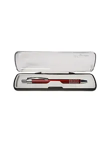 Ручка подарочная шариковая автоматическая синяя Signature288 0.7мм,красн.корп.,подар.уп., G.F.Signature