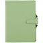 Ежедневник недат. А5 96л "Clear" зеленый, иск.кожа, мягк.переплет, на резинке, ляссе — 260370 — 1
