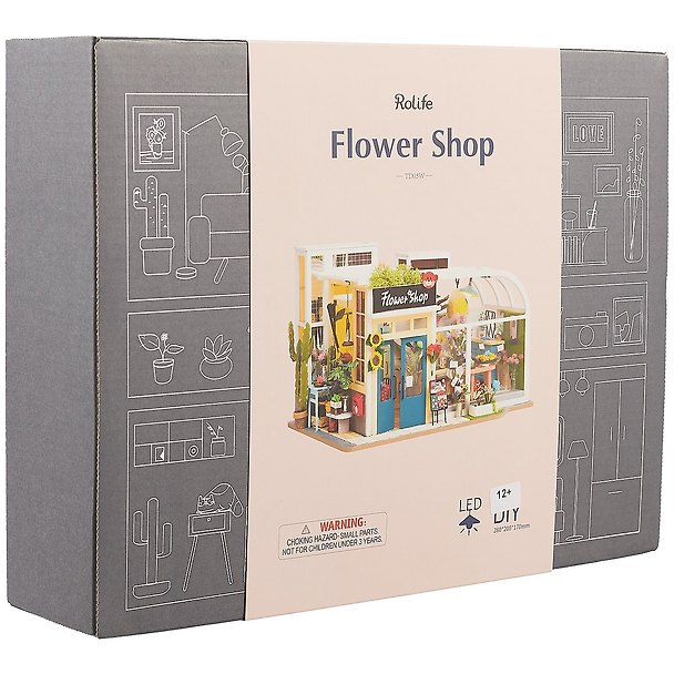 Интерьерный конструктор Румбокс «Flower Shop», Rolife 2751077 — 1