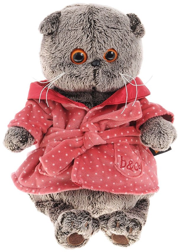 Игрушка мягкая Budi Basa, Басик в халате 25см 2499669 — 1