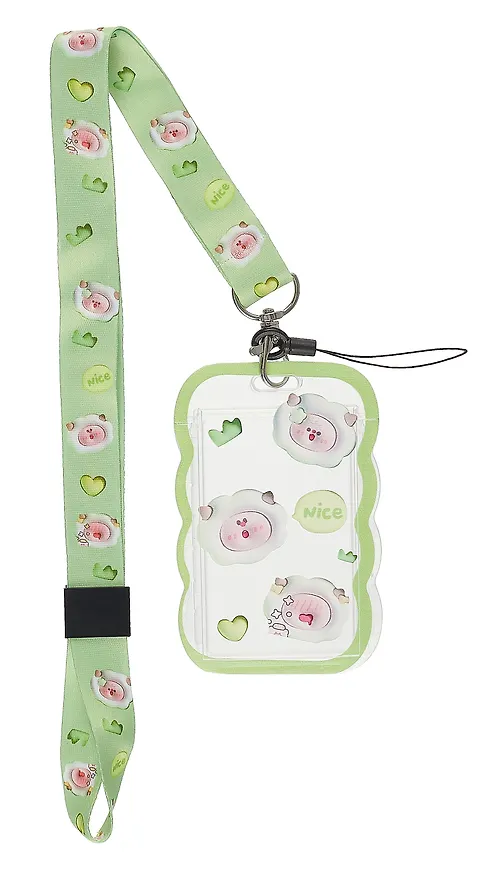 Бейдж "Cute animals", вертикальный, с лентой, в ассортименте 3021341 — 3
