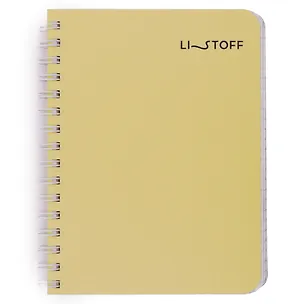 Записная книжка А6 80л кл. "Sunrise" пласт.обл., спираль 3091815