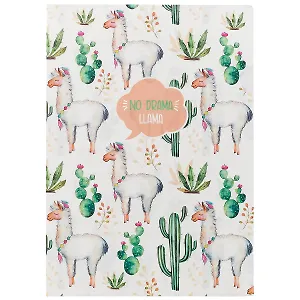 Папка для бумаг «Ламы в кактусах» А4