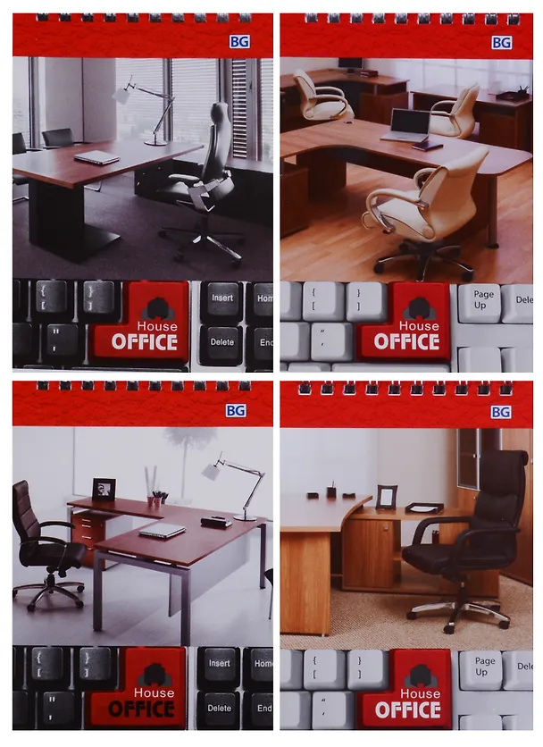 Блокнот А6 40 листов клетка "Office house" 245839 — 2