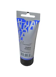 Краска акриловая "Сонет" ультрамарин, 75мл, в тубах, ЗХК
