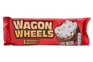Печенье бисквитное Wagon Wheels с суфле Original, 220г