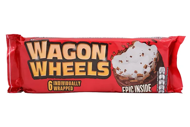 Печенье бисквитное Wagon Wheels с суфле Original, 220г 3132955 — 1