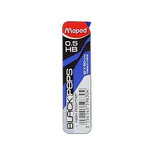Грифели 0,5мм HB (12 шт), "BLACK PEP'S", Maped 3156860